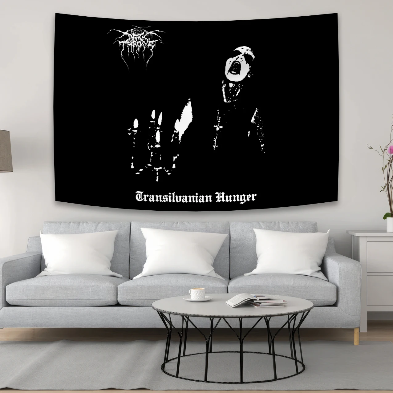 Darkthrones True Norwegian Black Metal Bohemian Hippie Hotel Bedroom Art Decorating Tapestry Banner Flag