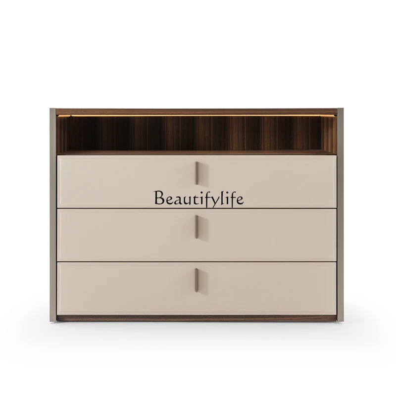 Minimalist TV Cabinet Master Bedroom Drawer Locker