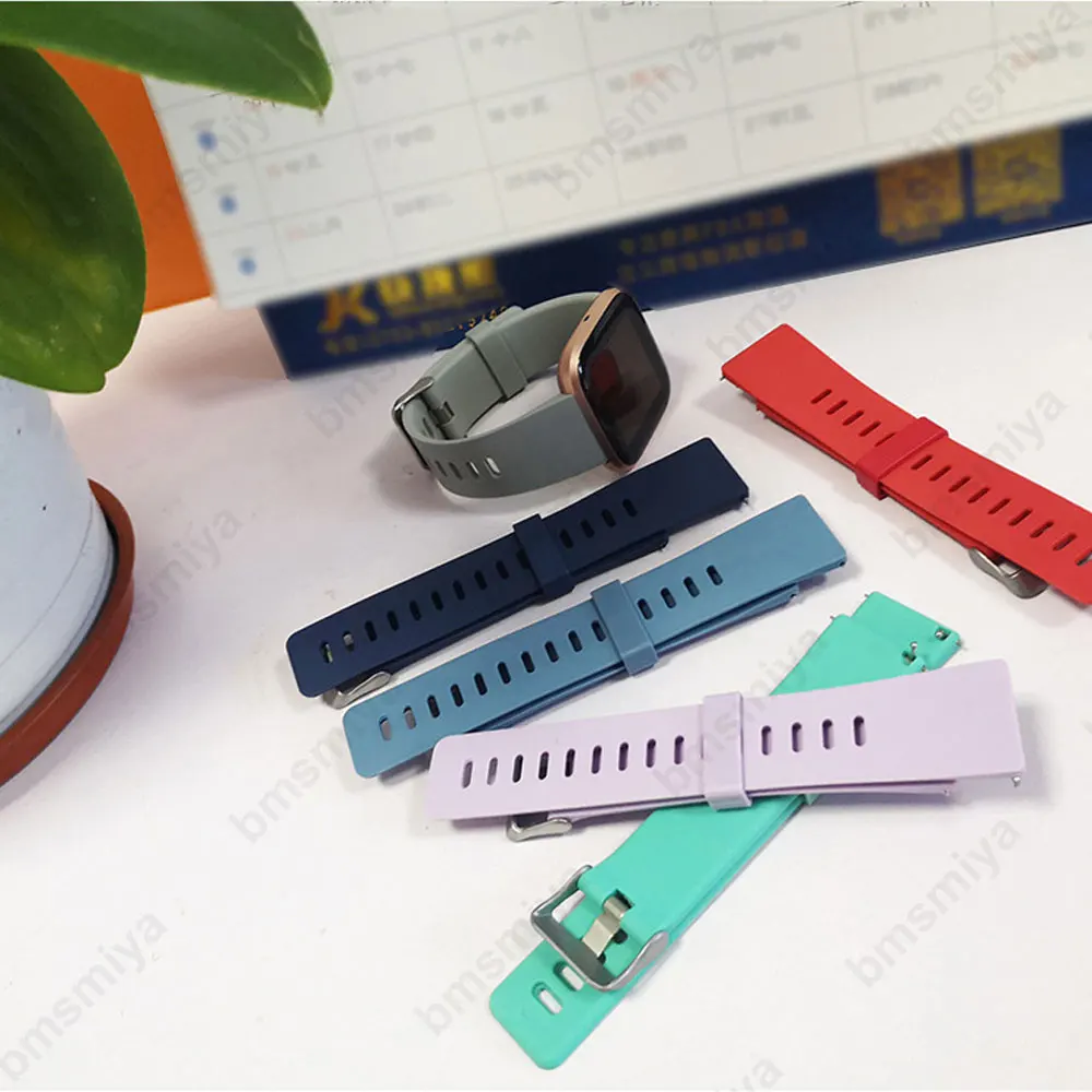Bracelet en silicone souple pour Fitbit Versa, Versa 2, Versa Lite, ceinture de montre de sport, bracelet de remplacement, 1PC