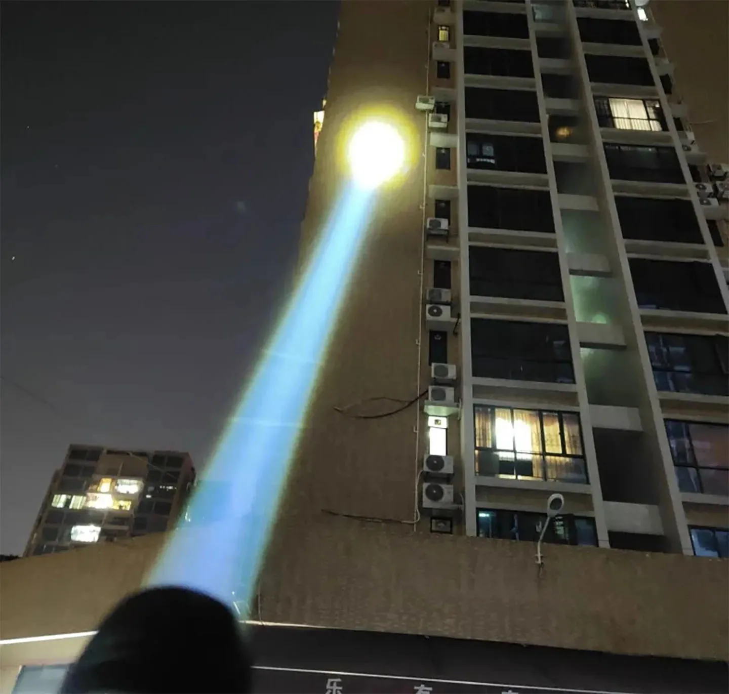 10W LED Flash Light Long Distance Outdoor with SOS Flashlight Headlamp Adjustable