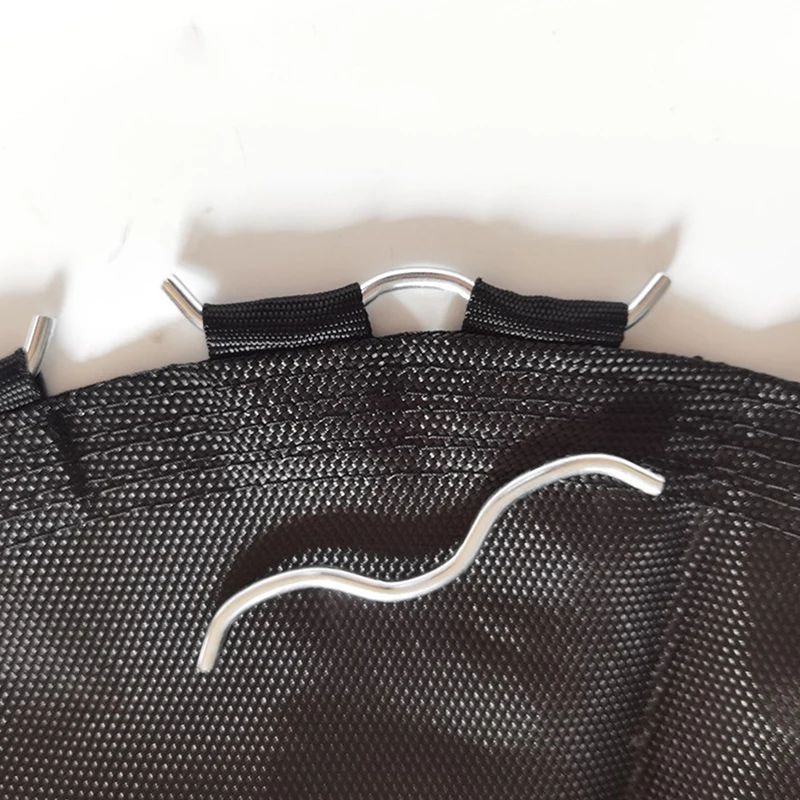 Gancio a molla per trampolino doppio a forma di W Robusto accessorio per fibbia triangolare per trampolino