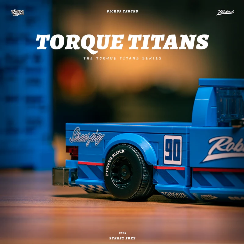 Techniced MOC Retro Pickup Truck Building Blocks Classic Speed Car Model Decorazione del desktop Puzzle in mattoni Giocattoli Regalo per il regalo del capretto