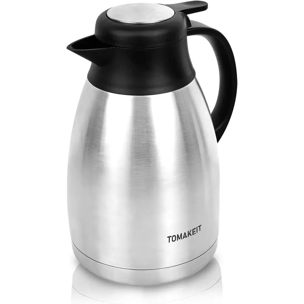 

2L Stainless Steel Vacuum Insulated Flask, Double-Walled, 24-Hour Temperature Retention, Leak-Proof, Ideal for Travel, Camping,