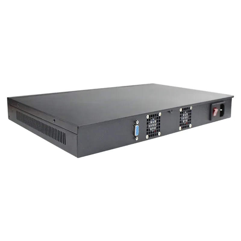 1U อุปกรณ์ไฟร์วอลล์แบบติดตั้งบนชั้นวาง Intel Celeron J1800 J1900 N2840 พร้อม 4 Intel NICs Soft Router pfSense OPNsense