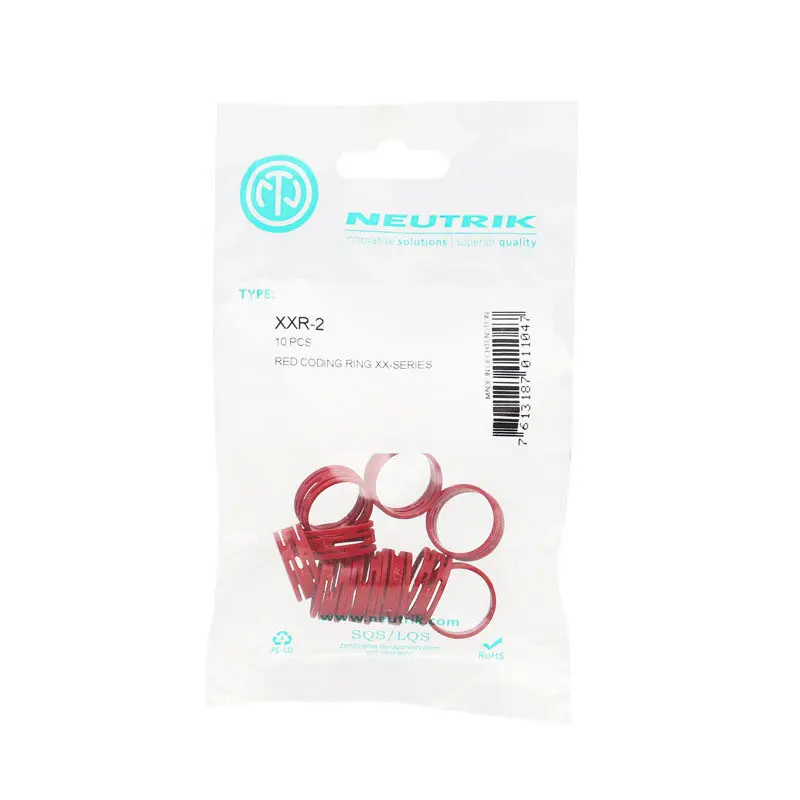 Swiss imported Neutrik XXR series XLR signal cable balanced plug identification color code ring