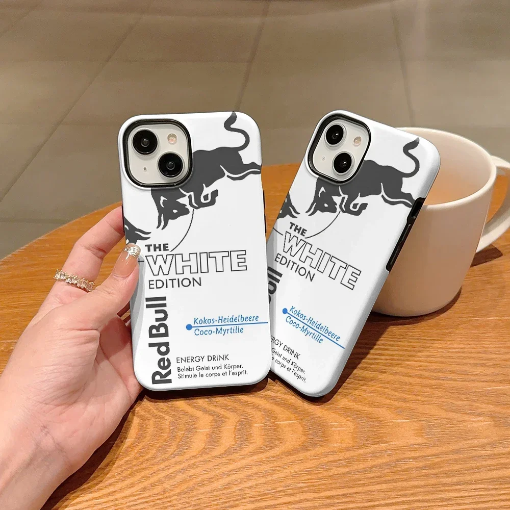 Модный чехол для телефона с красным логотипом B-BullS для iphone 16, 15, 14, 13, 11, 12 Pro Max Xr X Xs Plus, чехол «два в одном» с комплексной печатью Модный чехол для телефона с красным логотипом B-BullS для iphone 16, 15, 14, 13, 11, 12 Pro Max Xr X Xs Plus, чехол «два в одном» с комплексной печатью