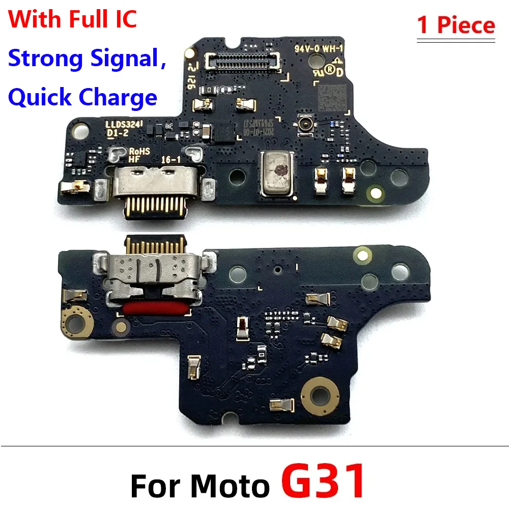 Charger Board Flex For Moto G30 G10 G20 G71 G60s G22 G51 G31 G41 G50 5G G72 USB Port Connector Dock Charging Flex Cable