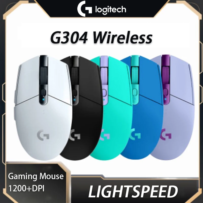 Оригинальная Беспроводная игровая мышь Logitech g304, компьютерная геймерская мышь 12000DPI Hero Sensor RGB Usb для ноутбука, компьютерная механическая кнопка