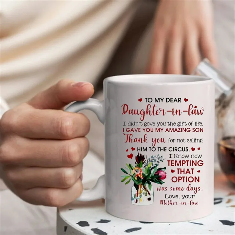 Amazon hot-selling mug heat transfer coating ceramic cup printing LOGO simple coffee cup factory direct sales