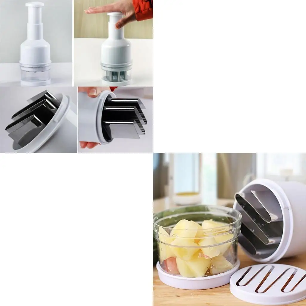 Chopper Handheld With Stainless Steel for Sharp Cutter Easy Cleaning Simple and Quick to Use Kitchen Home Gi