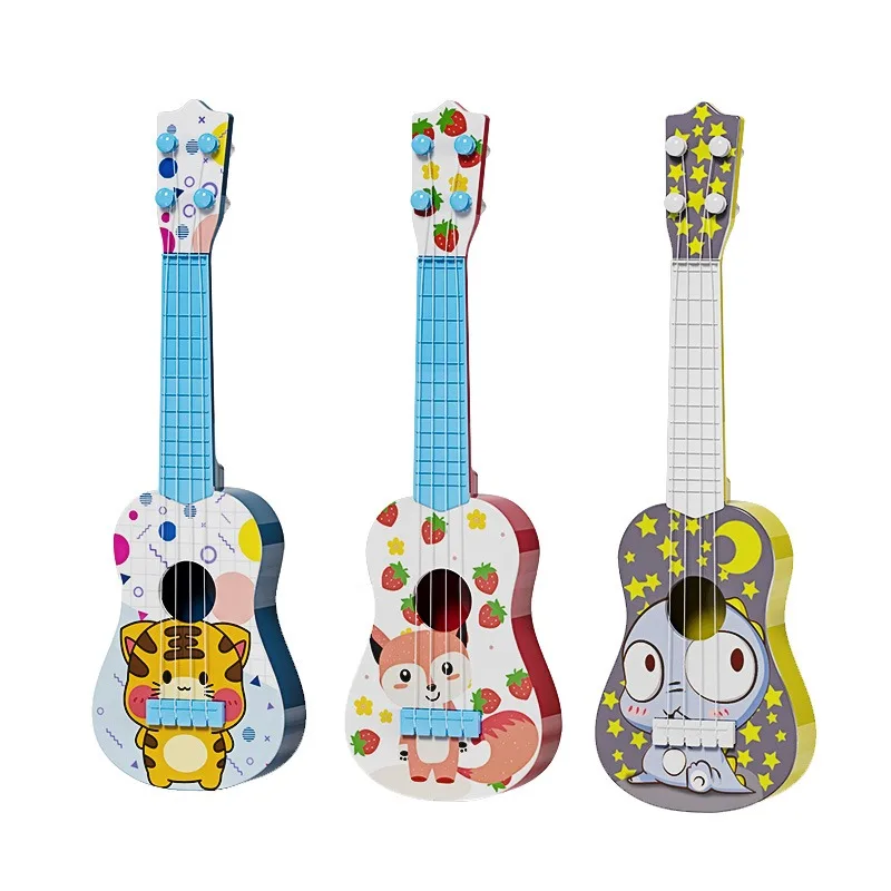 Jouet de guitare simulé pour enfants, mini instrument de guitare pour débutants, peut jouer de la musique pour garçons et filles, meilleur cadeau d'anniversaire pour garçons