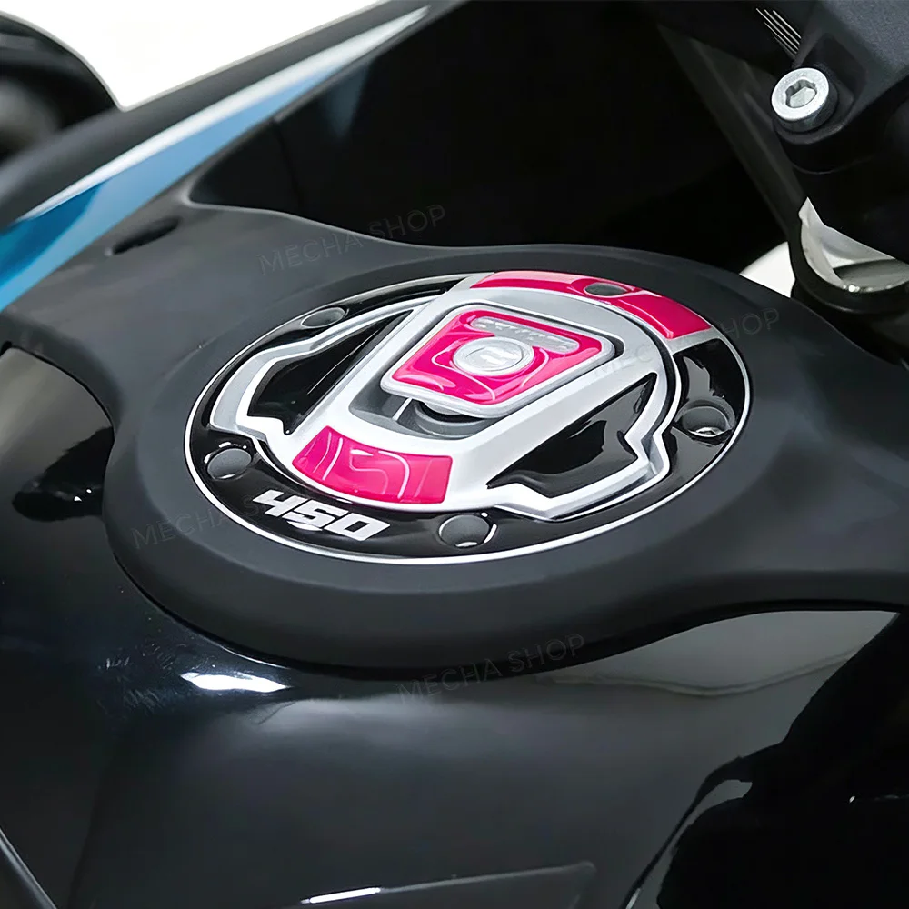 3D Resin Sticker Protection Kit Fuel Tank Cap Decal For CFmoto 450MT 450 MT 2024-2026
