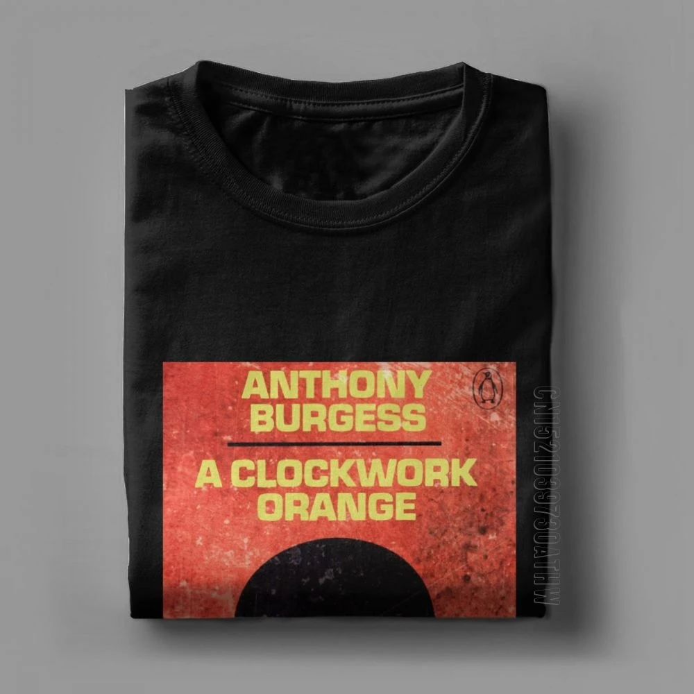 Fashion A Clockwork Orange T Shirts Men Cotton T-Shirts Kubrick Alex Burgess Droogs Anthony Milk Movie Short Sleeve Tees Adult