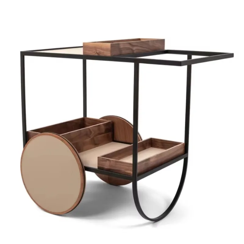 High-grade Exquisite Premium European Casual Dark Brown Wood Surface and Wood