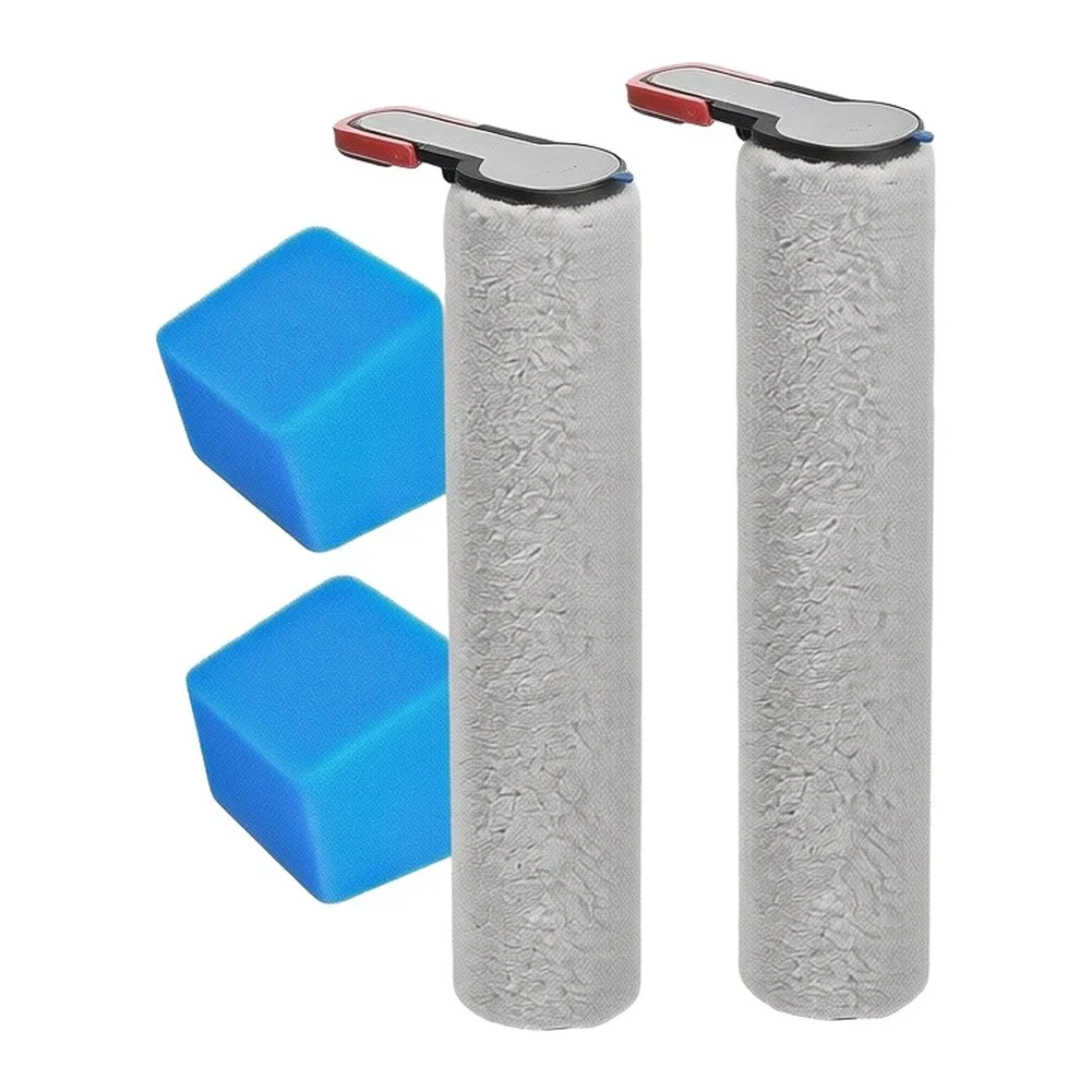 Accessory Kit For Midea S20 MS20J Soft Roller Brush Premium HEPA Filter Hair Wrap Washable Easy Install Wet Dry Washer Spare