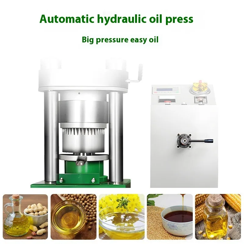 Fully Automatic Hydraulic Commercial Sesame,Walnut,Tea Seed oil Press,High Oil Yield