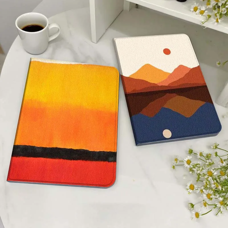 

Colorful Sunset Art For Xiaoxin Lenovo Tab Pad K11 K10 M10 P11 3rd Plus Pro Legion Y700 Y900 Gen4 2 Tablet Case Gift