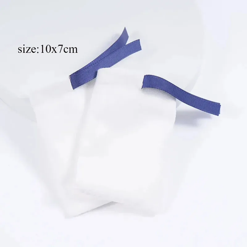 5pcs/lot Drawstring Velvet Packaging Bags For Jewelry Necklace Bracelet Earring White Christmas Favor Pouches & Gift Bags