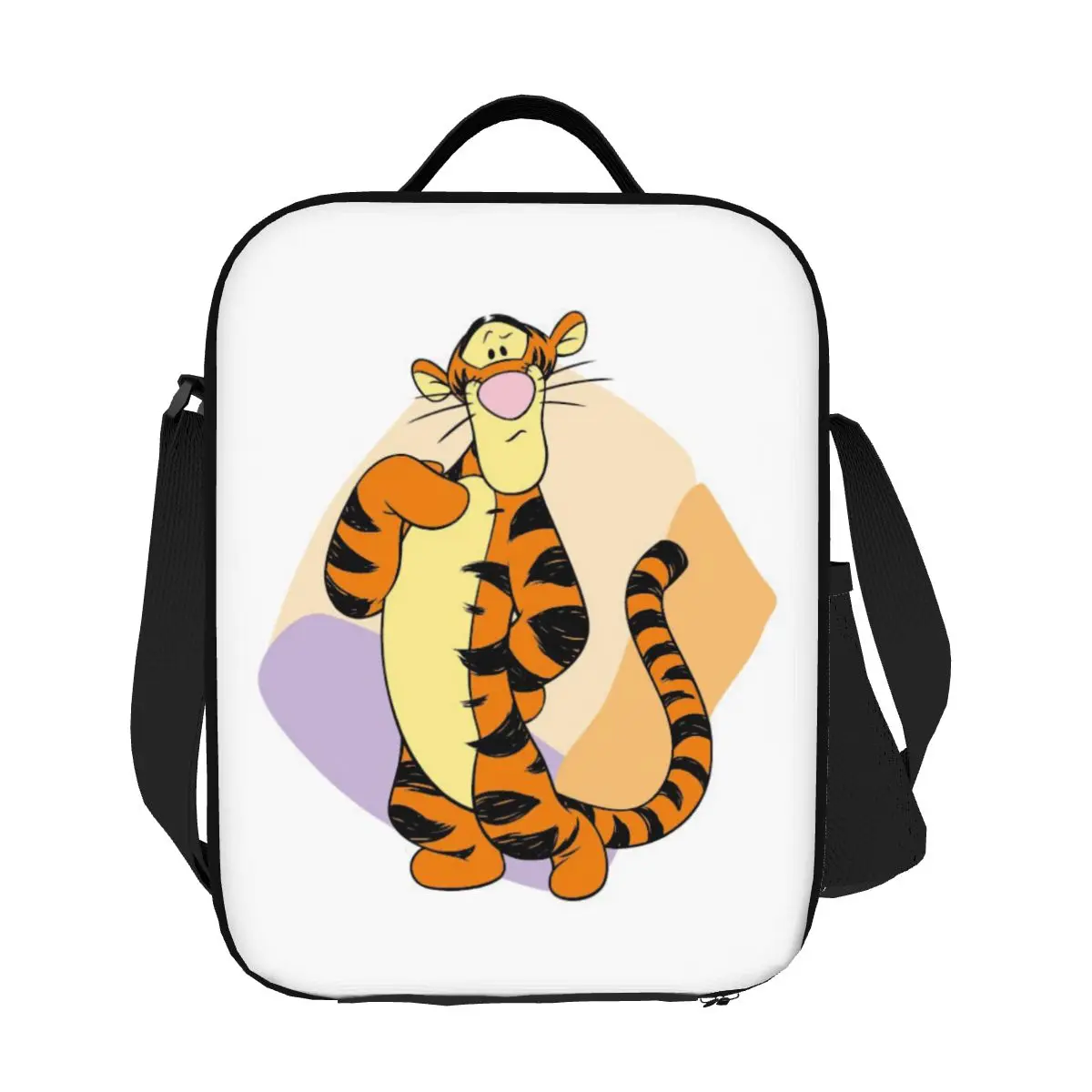 

Custom Winnie The Pooh Animation Cartoon Insulated Lunch Bag for School Office Tigger Resuable Cooler Thermal Lunch Box Women