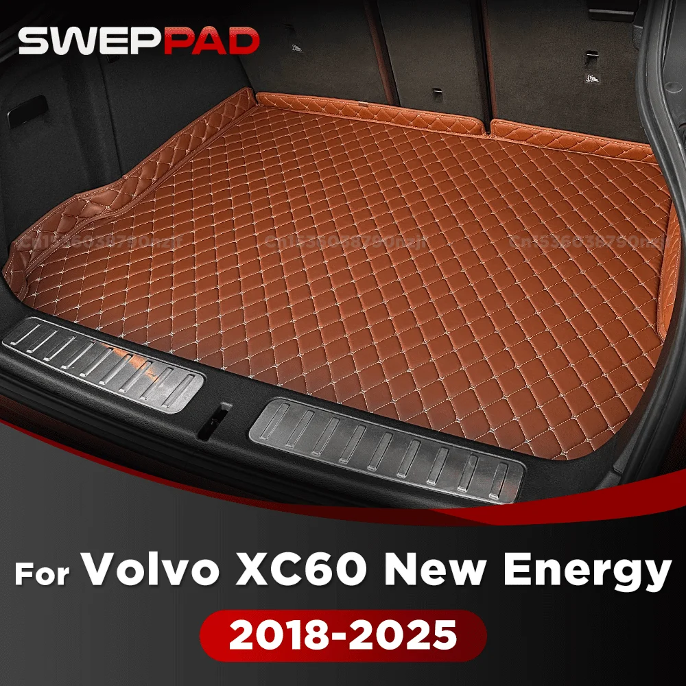 For Volvo XC60 New Energy 2018-2025 24 23 22 21 20 19 3D Car Trunk Mat Cargo Liner Carpet Interior Accessories Cover