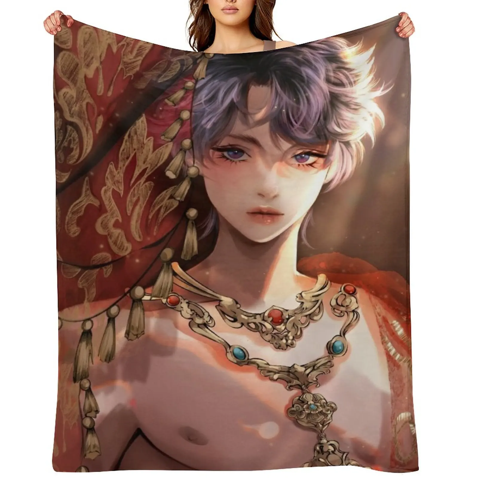 

Rafayel - love and deepspace Throw Blanket Personalized Gift Multi-Purpose Soft Hairy Blankets