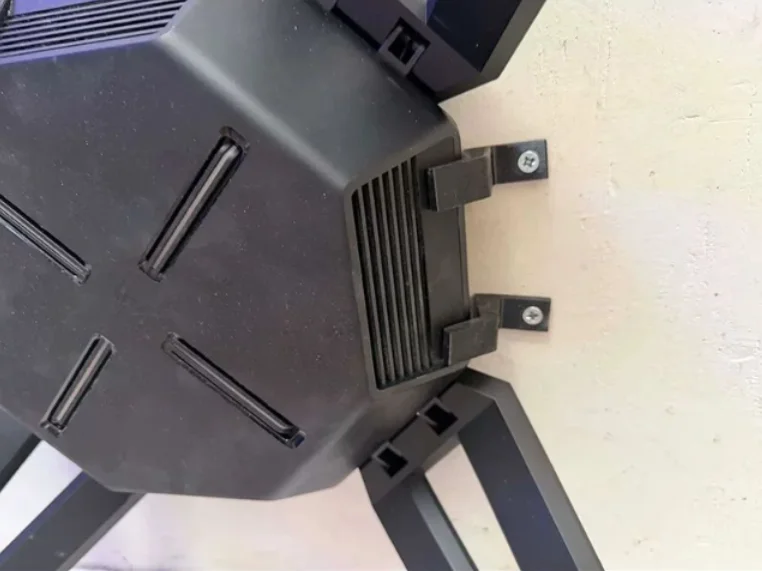 WYORESY for Xiaomi BE10000 AX9000 Gaming Router Wall Mount Bracket Hollow Vent Hidden Cable Stable Wall Installation Storage