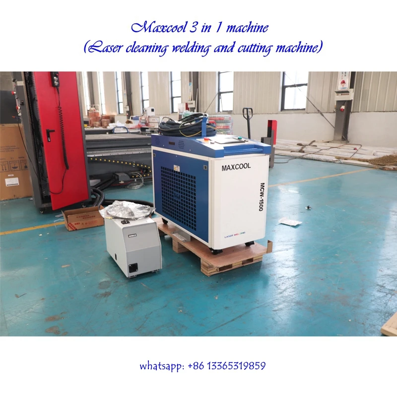 

3000W 2KW Portable Rust Removal Small Fiber Laser Cutting Cleaning Welding Machine Price 1500W