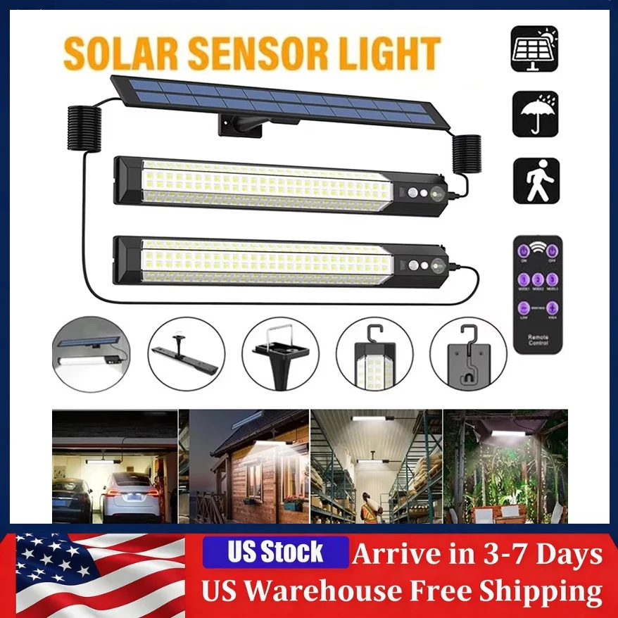 

Солнечные подвесные светильники, светодиодный уличный настенный светильник с датчиком движения, водонепроницаемый садовый пейзаж, подвесной светильник, декор для двора, уличный фонарь