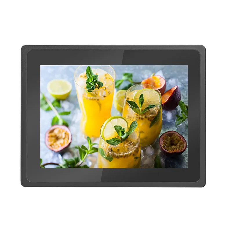 12.1 Inch Digital Signage Video Player Monitor LCD Kiosk Touch Screen Advertising Display