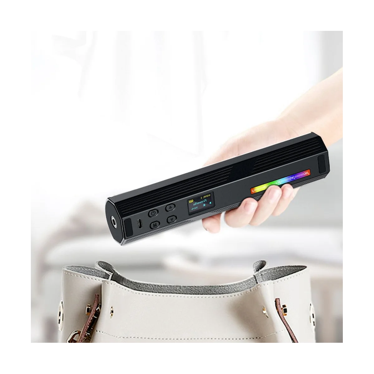 ملء الضوء 200 RGB LED لينة ضوء أنبوب ضوء يده التصوير عصا المحمولة فيديو ملء يده يده LED ضوء عصا