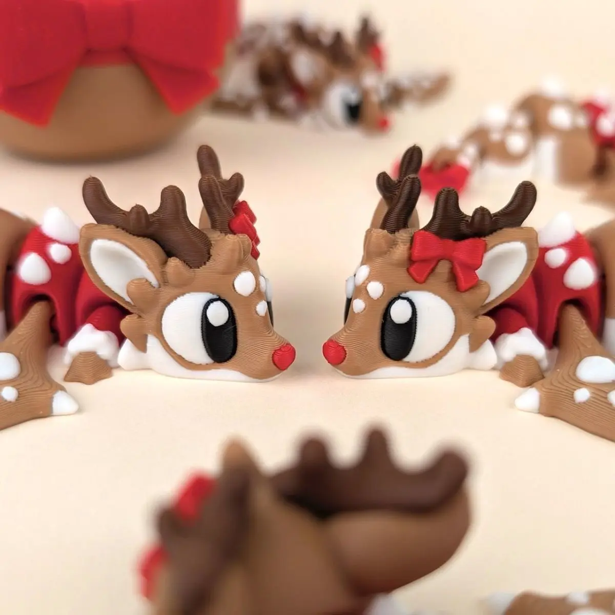 3d Printing Cute And Silly Christmas Dragon+dragon Egg Model Plastic Ornament Desktop Decoration Sculpture Ornament Holiday Gift