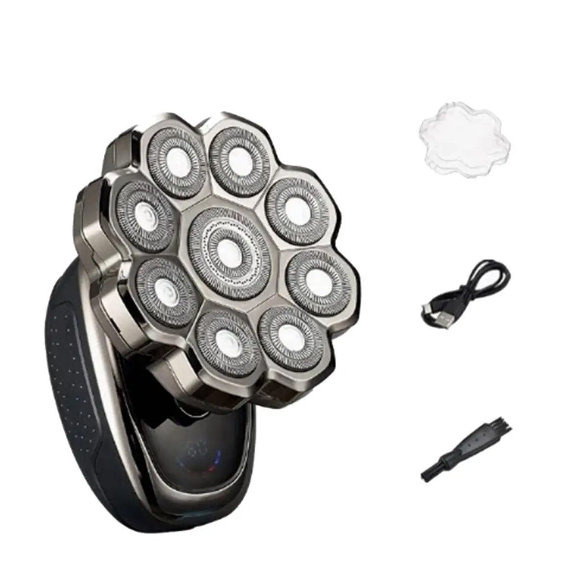 A73U New Electric Shaver Waterproof Clean Nine-Blade Charging Shaving Wonder for Men with Magnetic Detachable Blades