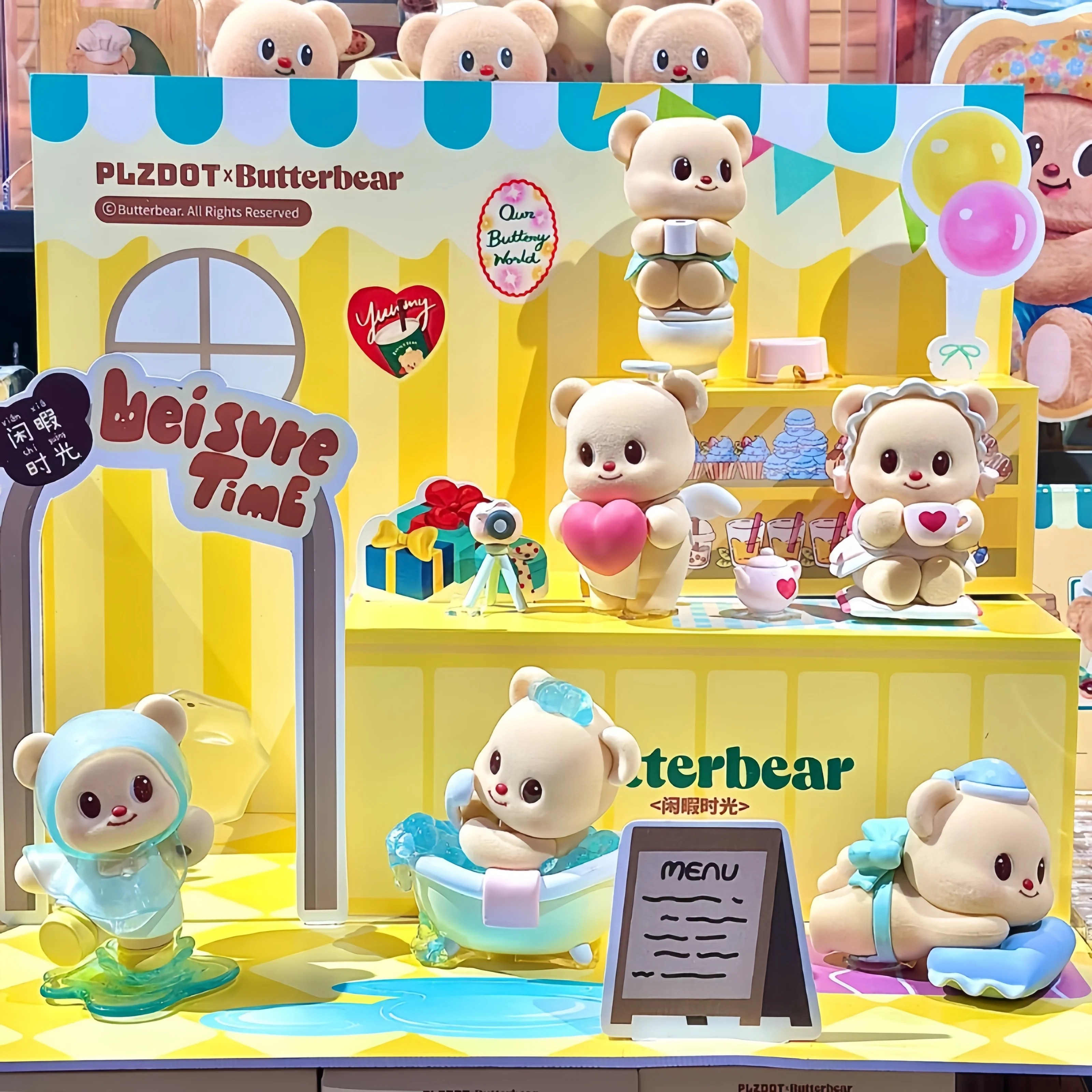 

Подлинная серия Butter Bear Leisure Time, слепая коробка, загадочная коробка, коробка-сюрприз, каваи, аниме, фигурки, куклы, слепая коробка, игрушки, подарок