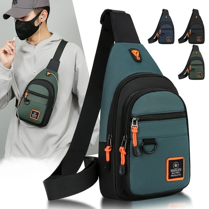

Men's leisure outdoor hiking bike shoulder bag, waterproof sports crossbody bag, travel backpack, men's chest bag, shoulder bag