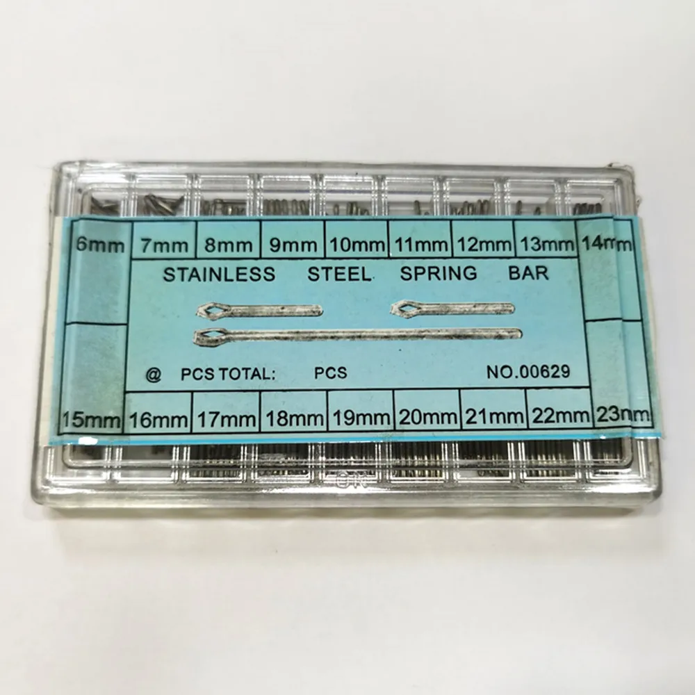 360 Pieces Stainless Steel Split Pins Watch Pins 6-23mm Watch Band Bracelet Strap Link Pins Cotter Bar Assortment Watch Parts