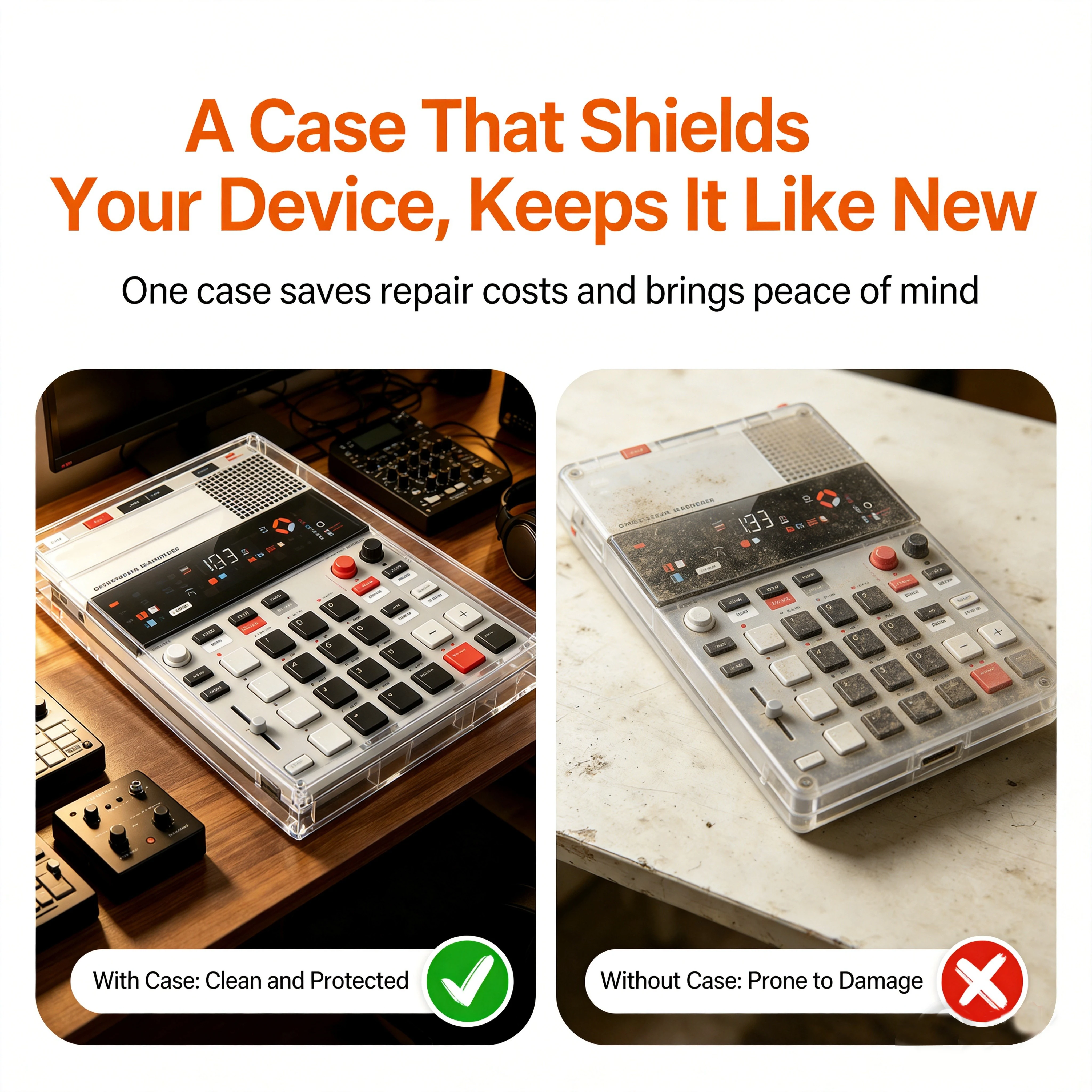 Dustproof Cover Case for EP 133 K O II with Precision Cutouts Heat Dissipation Vents Magnetic Side Panel