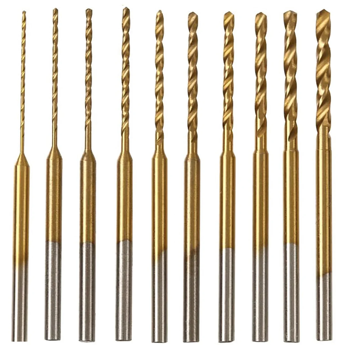 Micro-Twist Drill Bit Set - 30Pcs 0.6mm-2.2mm Tiny Drill Bit 2.35 HSS Mini Engraving Drill Bits Hole Drilling Tool