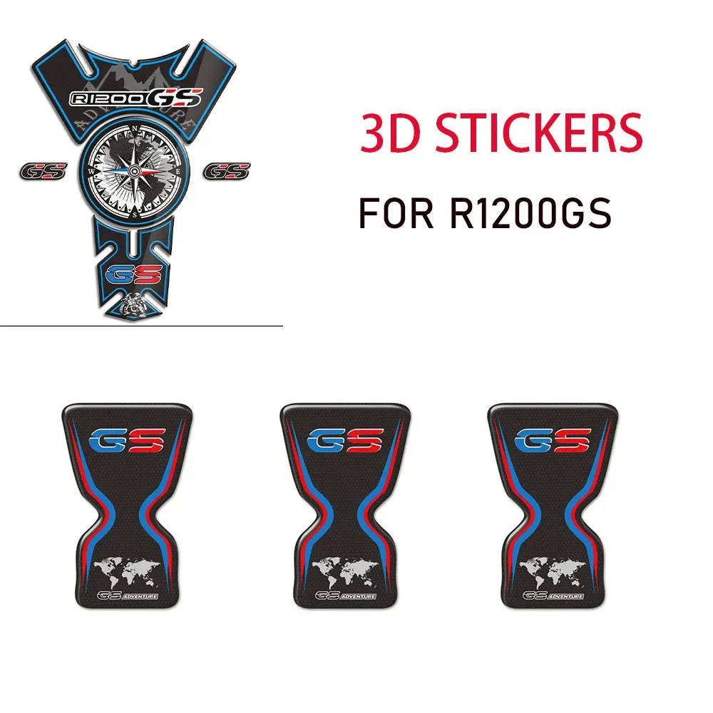 

Tank Pad Protector R 1200 GS Stickers For BMW R1200GS R1200 ADV GS Oil Gas Fuel Adventure R1200gsa 3D Sticker Decals Pads