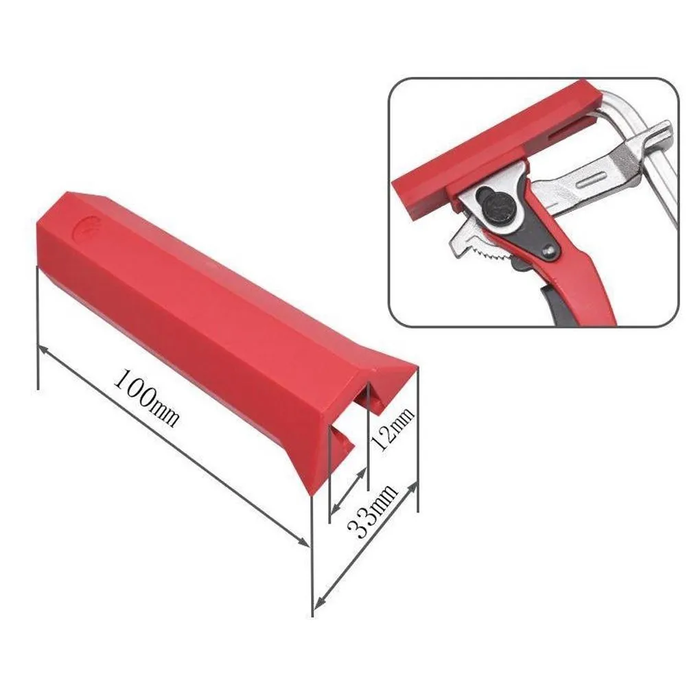 10pc Woodworking Track Clamp Protective Sleeve Multi-Function Track Clamping Cover RubberSleeve For Track Saw Clamp Quick Clamp