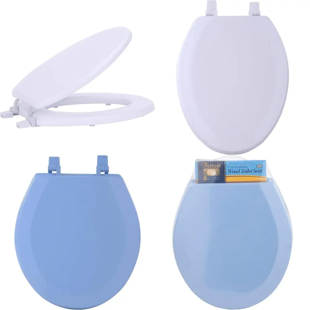 

Регулируемые петли для удлиненных сидений унитаза — деревянные с нескользящей ручкой и прочной овальной формы