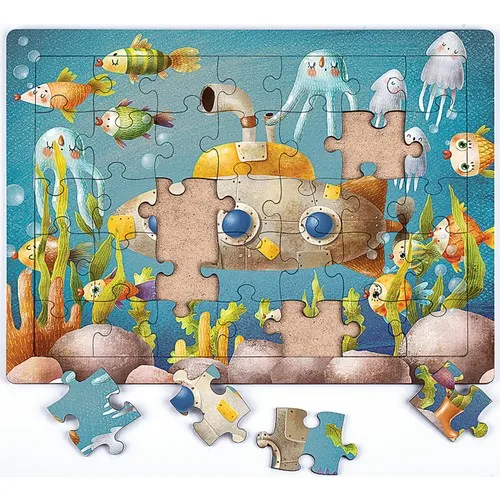 King Of Puzzle Submarine Wooden Puzzle 35 Piece (Xxxv-05)