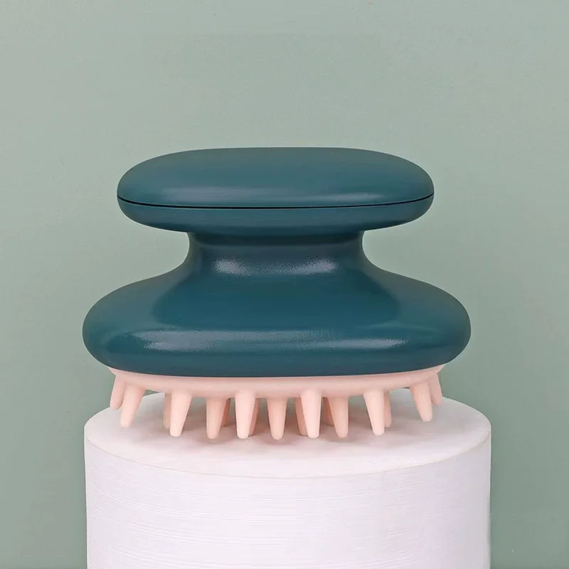 シリコーンシャンプーヘッド頭皮マッサージブラシシリコーンボディブラシ洗髪コームバススパシャワーマッサージ