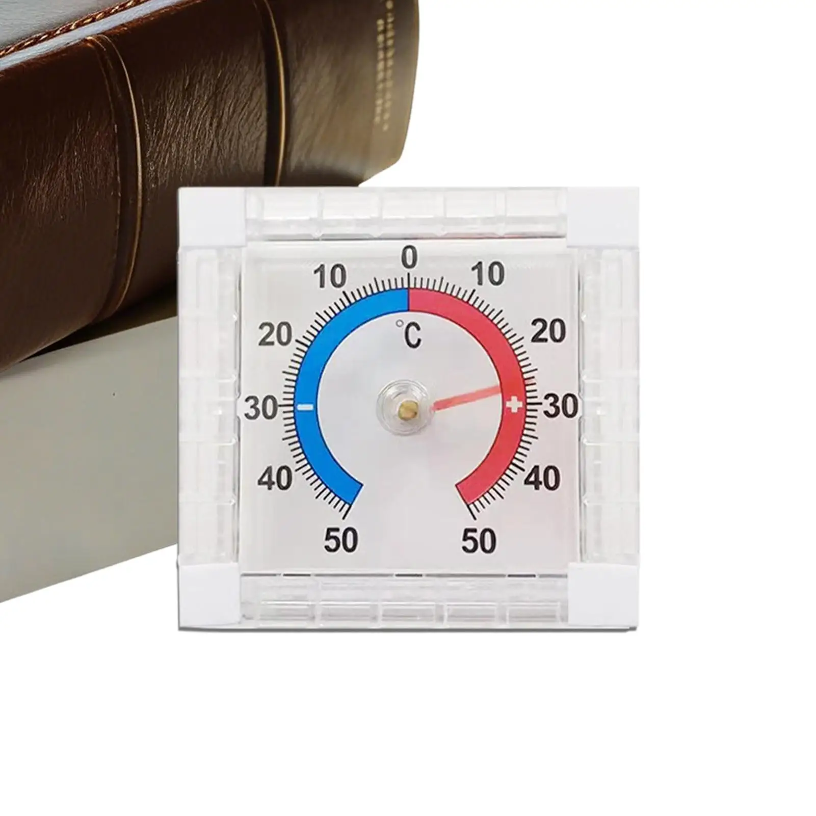 Indoor Outdoor Temperature Gauge Weather Resistant Monitor Temperature Monitor Meter for Backyard Patio Lawn Greenhouse Home