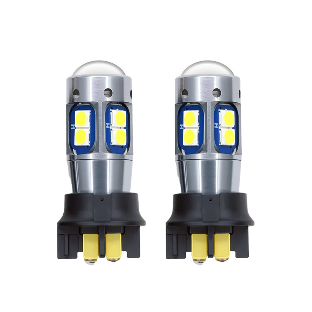 2Pcs LED Car Signal Lamp PW24W for Volkswagen MK7 Golf CC 2013-up 3030 10SMD 6000K 2W Per Lamp  Non-polar Constant Current