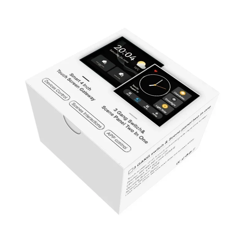 2025 Smart Home Automation System with Built-in Voice Control and Smart Living Application Control Panel Zigbee Gateway
