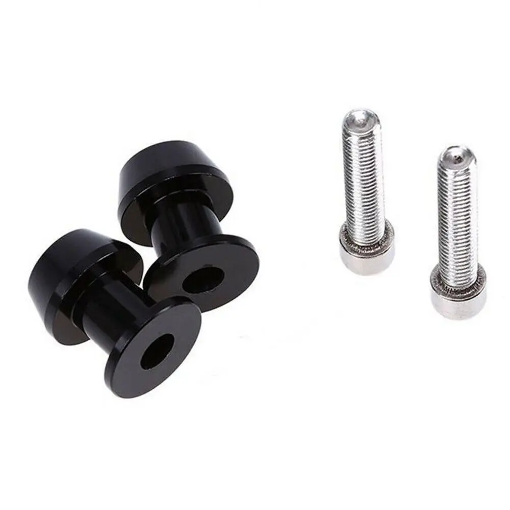 10mm Diameter Motorcycle Swingarm Spools Aluminum Alloy Screw Holder Type Motorcycle Stand Spools CNC Machined Slider Design