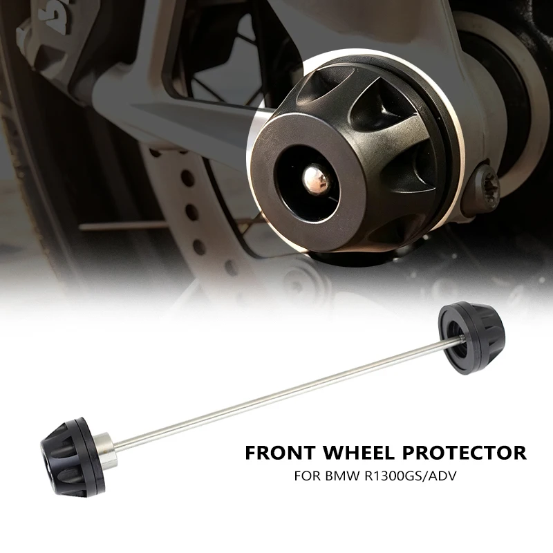 2026 R1300GS Aluminium Front Wheel Axle Fork Crash Slider Protector For BMW R 1300 GS R1300 GS R 1300GS 2023-20025 Motorcycle