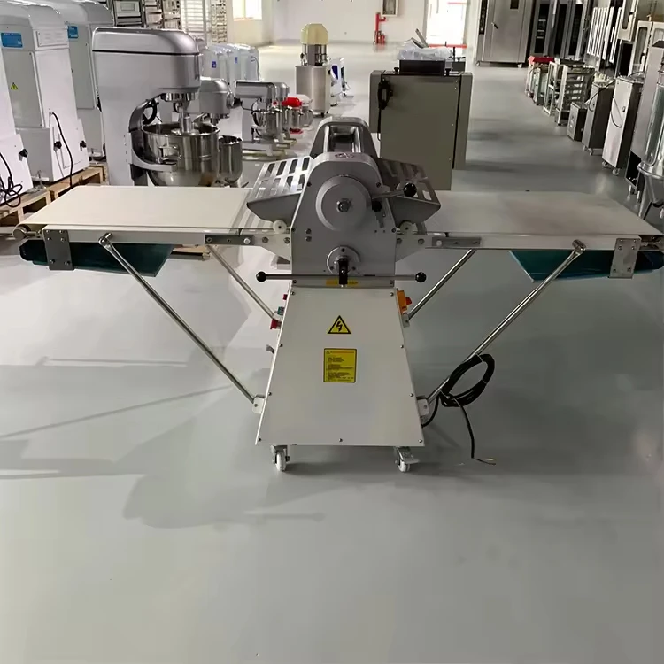 Commercial Automatic Croissant  Bread Biscuits Bakery  Dough Flat Sheeter Laminator Roller Machine