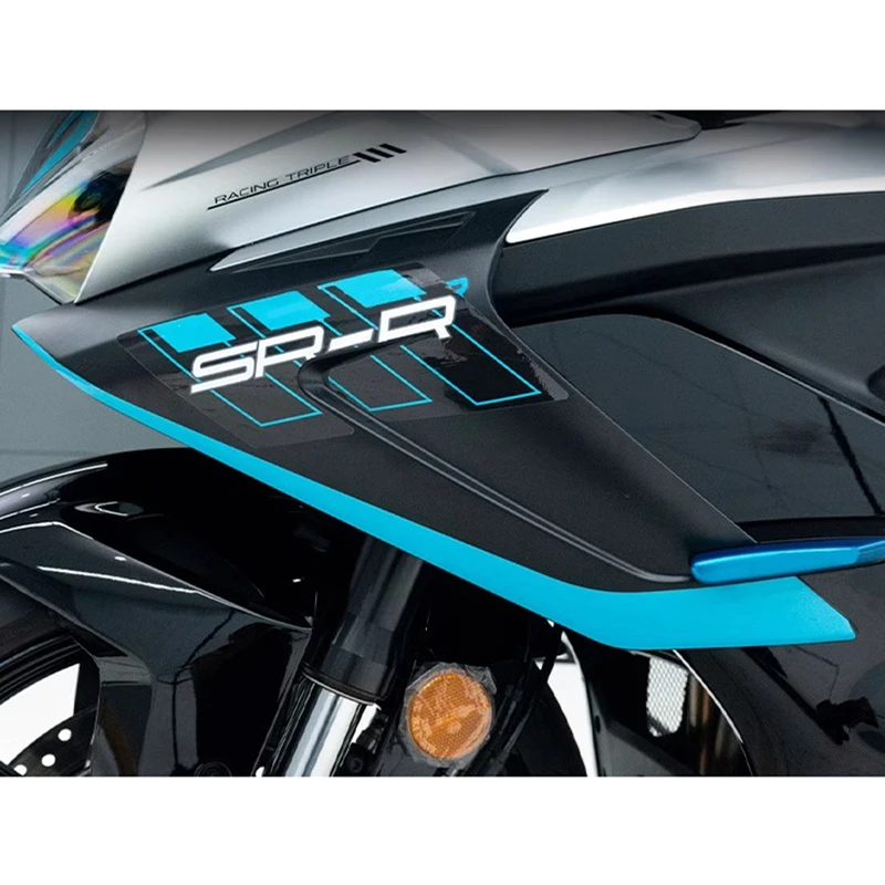For CFMOTO 675SR 675SRR 675SR-R 675 SR Motorcycle Left Right Side Winglet Wind Spoiler Trim Cover Sticker Fairing Wings Decals