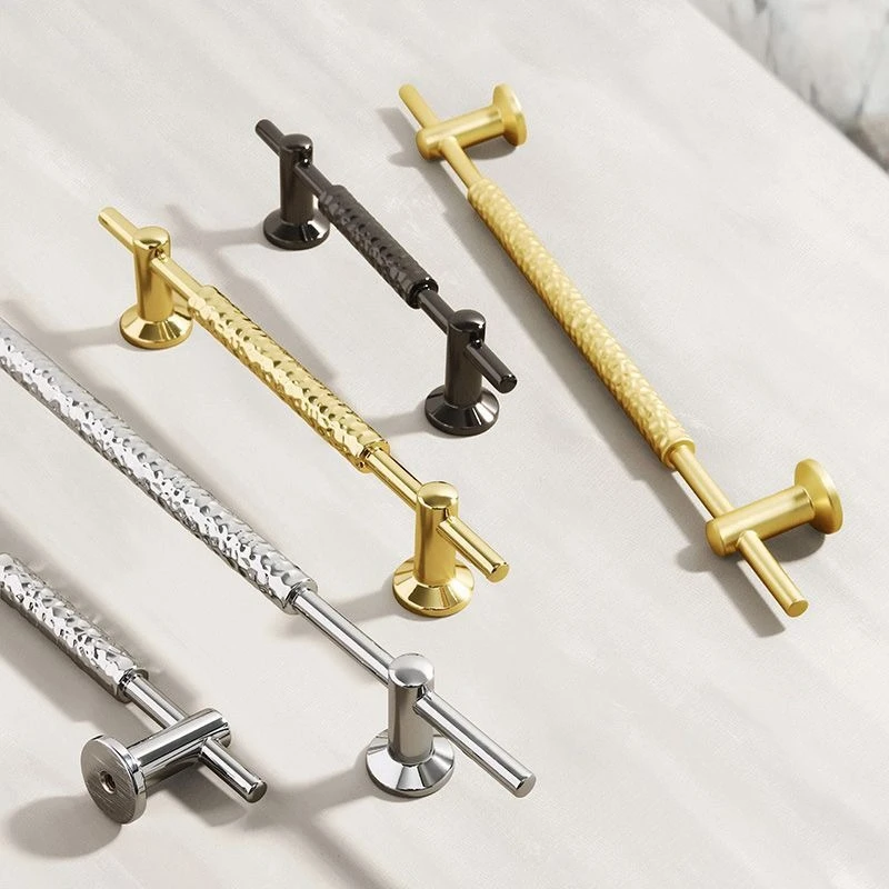 Simplicity Gold Cabinet Furniture Handles Kitchen Drawer Handles for Cabinet Knob Door Drawer Furniture Kitchen Gray Hardware